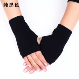 Lovely Cartoon Animals Pattern Skull Winter Rivet Gloves Women Warm Knitted Diamonds Sequins Cool Fingerless Dancing Gloves G101
