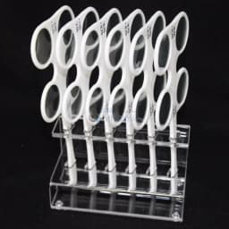 RRSH-6 Optometry Flippers Rack Set 6 Holes Crystal Clear Acrylic 6 mm Thickness (Rack Set Not Included)