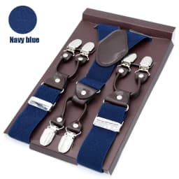 Man's Suspenders Casual Straps Y-Back Shape Men's Trousers Suspensorio Elastic Clips-On Ceinture Suspendue 3.5*120cm