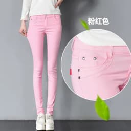 Spring Women's Oversize 34 White Pencil Pants Casual Cotton Leggings Trousers Office Slim Pantalones Elegant Stretch Sweatpant