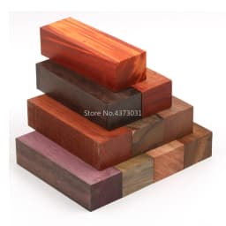 DIY Knife handle material 10 kinds Wood material For DIY Wooden handicraft material 120x40x30mm