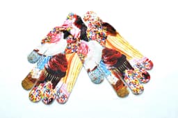Lovely Unisex Animals Digital Pattern Cat Winter Elastic Knit Touch Screen Gloves Men Women Warm Full Finger Dancing Gloves B48