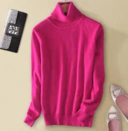Cashmere Pullover Turtleneck Sweater Women 2026 Autumn Winter Clothes Female Jumper Pull Femme Hiver Basic Warm Knitted Sweaters