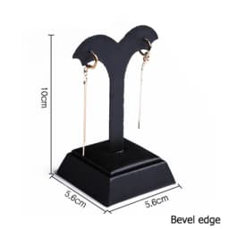 Jewelry Retail Store Black PU Ring Earring Stand Holder Bust Bangle Organzier Set Jewelry Pendant Necklace Chain Chokers Display