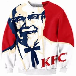 Drop Shipping KFC 3D Printed Sweatshirt For Women Men Hoodies/Zipper Hoodie