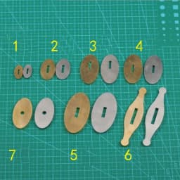 1Piece Brass / Stainless Steel Knife Guard for Custom Knife Making Handle Bolster DIY Parts