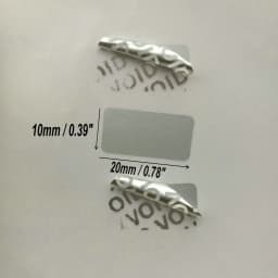 200pcs Warranty Protection Sealing Sticker Blank Void Sticker 20 x 10mm / 40 x 20mm