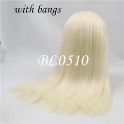 DBS blyth doll icy wig only rbl scalp and dome straight hair for DIY custom doll anime toy white skin tan skin dark skin