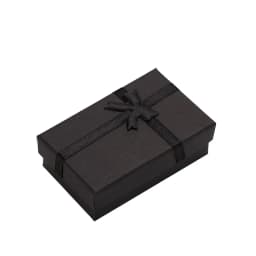 32pcs 5x8cm Jewelry Box with Sponge Black Necklace Ring Studs Earrings Paper Jewellery Boxes Birthday Gift Packaging Display