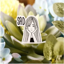 40pcs Creative Cute Self-made Black And White Fashion Girl Scrapbooking /Decorative Sticker /DIY Craft Photo Albums