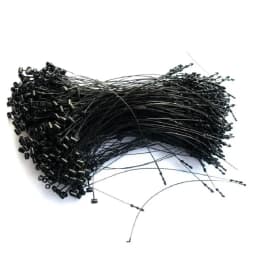 1000pcs Glue Needle Buckle Garment Label Seal Strings White Clear Plastic Snap Lock Pins Security Loop Tag Fasteners