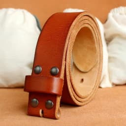 3.8cm Width Male Without Buckle Belts for Men Pin Buckle Holes Strap Cowskin Genuine Leather Strap Male No Buckle Belt for Men