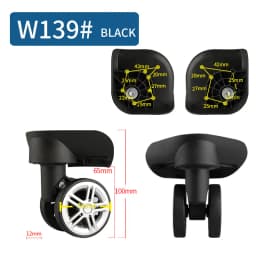 Luggage Replacement Wheels Suitcase on Wheels Replacement 14-30 Inch Luggage Accessories Silent Wheels for A  Luggage Casters