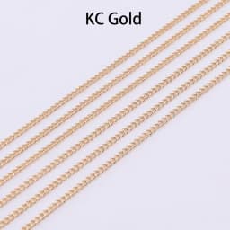 5M 1.3-2.5mm Gold Rhodium Copper Bulk Fine Necklace Chain For DIY Jewelry Making Supplies chains Findings Accessories Wholesale