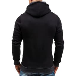 New Casual Solid Mens Hoodies Diagonal Zipper Long Sleeve Hoodie Sweatshirts Men Hoody Pullover Sweatshirt Hooded Sweat Homme