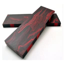2Pcs G10 Micarta Template Board Sheet Damascus Canvas Material for DIY Knife Handle Material Red/black/orange/blue 130X45X8mm