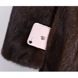 Mink mink fur fall and winter new mink fur coat women's fashion long long-sleeved fur jacket Fur coat women jacket