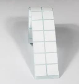 Sticker 20*20 mm 1500 Pcs / Roll 2 Rows Thermal Label Supermarket Label Logistics Label Direct Print