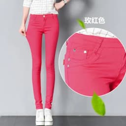 Spring Women's Oversize 34 White Pencil Pants Casual Cotton Leggings Trousers Office Slim Pantalones Elegant Stretch Sweatpant