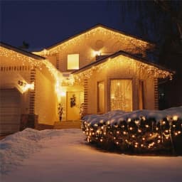 5M Christmas LED Curtain Icicle String Light Droop 0.4-0.6m LED Party Garden Stage Outdoor Waterproof Decorative Fairy Light