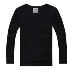 Boys Long Sleeve T Shirts For Children Spring Autumn pure color T-shirt Cotton 1 -15T Kids Clothing Baby Girls Tops Tees Clothes