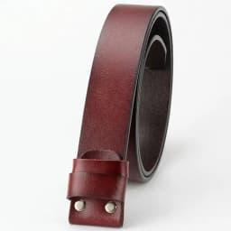 No Buckle Belt Genuine Leather Vintage Belt Width 3.7cm