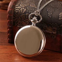 Antique Full Hunter Pure Color Quartz Pocket Watch Retro Steampunk Pendant Clock Hot Sale Souvenir Vintage Watches Dropshipping