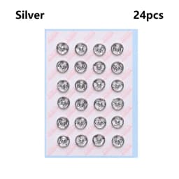 10/24PCS Tiny Metal Buckle Invisible Snap Mini Buttons Buckles for DIY Doll Clothes for 1/6 Doll Clothing Sewing Accessories