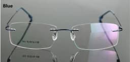 UVLAIK Classic Mens Pure Titanium Rimless Glasses Frames Myopia Optical Frame Ultra-light Titanium Frameless Eyeglasses Frame