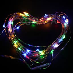 DC12V Micro Rice Wire Silver Fairy String Lights Xmas Garland Light Lamp for Christmas Party Wedding Decoration ourdoor 10m 20m