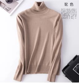 Cashmere Pullover Turtleneck Sweater Women 2026 Autumn Winter Clothes Female Jumper Pull Femme Hiver Basic Warm Knitted Sweaters