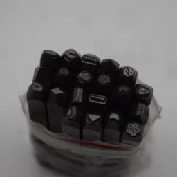 20PCS Assorted Punches Steel Stamp Punch for Sterling Silver Jewelry Tools