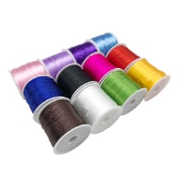 50M/Roll 0.8-1mm Color Flexible Elastic Crystal Line Rope Cord For Jewelry Making Beading Bracelet Wire Fishing Thread Rope