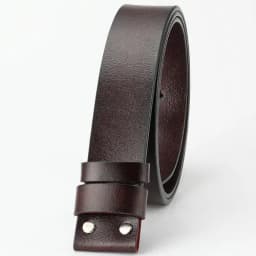 No Buckle Belt Genuine Leather Vintage Belt Width 3.7cm