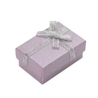 4x6cm Jewelry Boxes Pealr Paper Gift Boxes for Jewellery Packaging Display Earring Necklace Pendant Ring Box with White Sponge