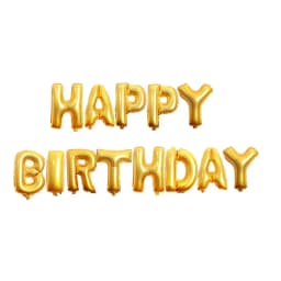 16 inch Letters HAPPY BIRTHDAY Foil Balloons Happy Birthday Party Decoration Kids Alphabet Air Balloons Baby Shower Supplies