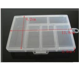LINSOIR 15 Cells Compartment Plastic Jewelry Storage Organizer Box Case Adjustable Tools Beads Container Jewelry Making F2414