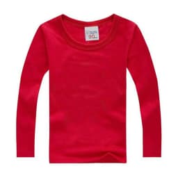 Boys Long Sleeve T Shirts For Children Spring Autumn pure color T-shirt Cotton 1 -15T Kids Clothing Baby Girls Tops Tees Clothes