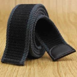 SupSindy Men 3.8cm Width Canvas Belt Without Buckle Thicken Weave Strap 20 Colors Pure Color Stripe Belts for Women 110cm-160cm