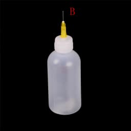 50ML New Plastic Dispensing Bottle with Syringe Needle Multifunction Glue Alcohol Paint Bottle DIY Model Making