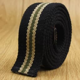 SupSindy Men 3.8cm Width Canvas Belt Without Buckle Thicken Weave Strap 20 Colors Pure Color Stripe Belts for Women 110cm-160cm