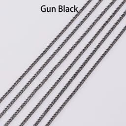 5M 1.3-2.5mm Gold Rhodium Copper Bulk Fine Necklace Chain For DIY Jewelry Making Supplies chains Findings Accessories Wholesale