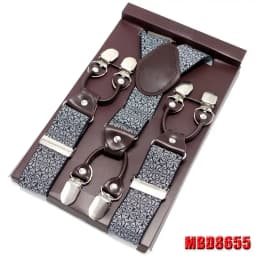 Man's Suspenders Casual Straps Y-Back Shape Men's Trousers Suspensorio Elastic Clips-On Ceinture Suspendue 3.5*120cm