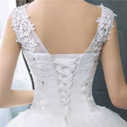 Customized Cheap Korean V-Neck Lace Tank Sleeveless Floral Print Ball Gown Ivory Wedding Dress New Simple Estidos De Noivas