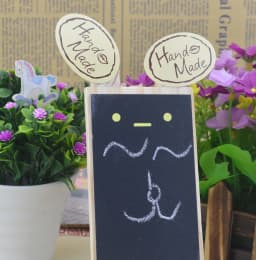 100pcs/lot Kawaii Leaf Hand Made Seal Sticker High Quality Handmade Gift Label Sticker