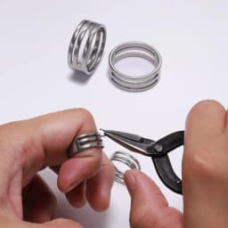 1pcs 9*18mm Stainless Steel Jump Ring Open Closing Finger Jewelry Tools For DIY  Craft Circle Bead Pliers Opening Helper Tools