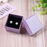 24Pcs Square Jewelry Box with Black Sponge Eco Friendly Jewelry Organizer Small Gift Storage Box For Ring Earrings Pendant 5x5cm