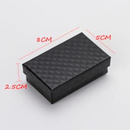 32pcs Jewelry Box 8x5CM Necklace Ring Box for Jewelry Multi Colors Jewelry Packaging Gift Boxes Earring Display Black Sponge