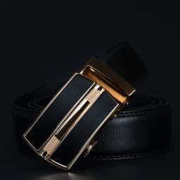 COWATHER 2021 Automatic Buckle black brown cow Genuine Leather men Belts strap for male Fashion Brand cinto masculino CZ047