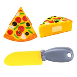 Baby Cutting Pizza Plastic Toy Kitchen Pretend Play House Cook Cut Food Games Simulation Pizza Food Kids Gifts For Boy And Girl